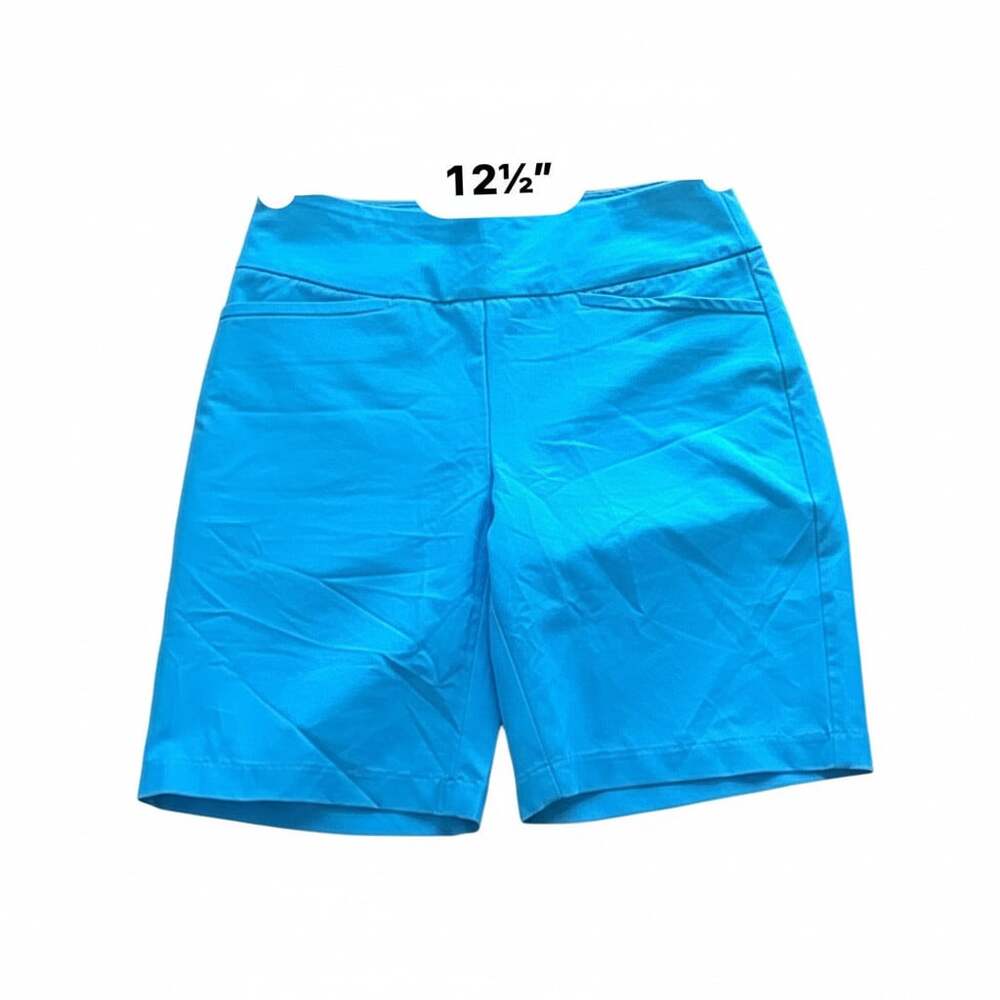 Tail Golf Tennis Pickleball Shorts Women's Size 4 Turquoise Pull On Waistband - Picture 11 of 14